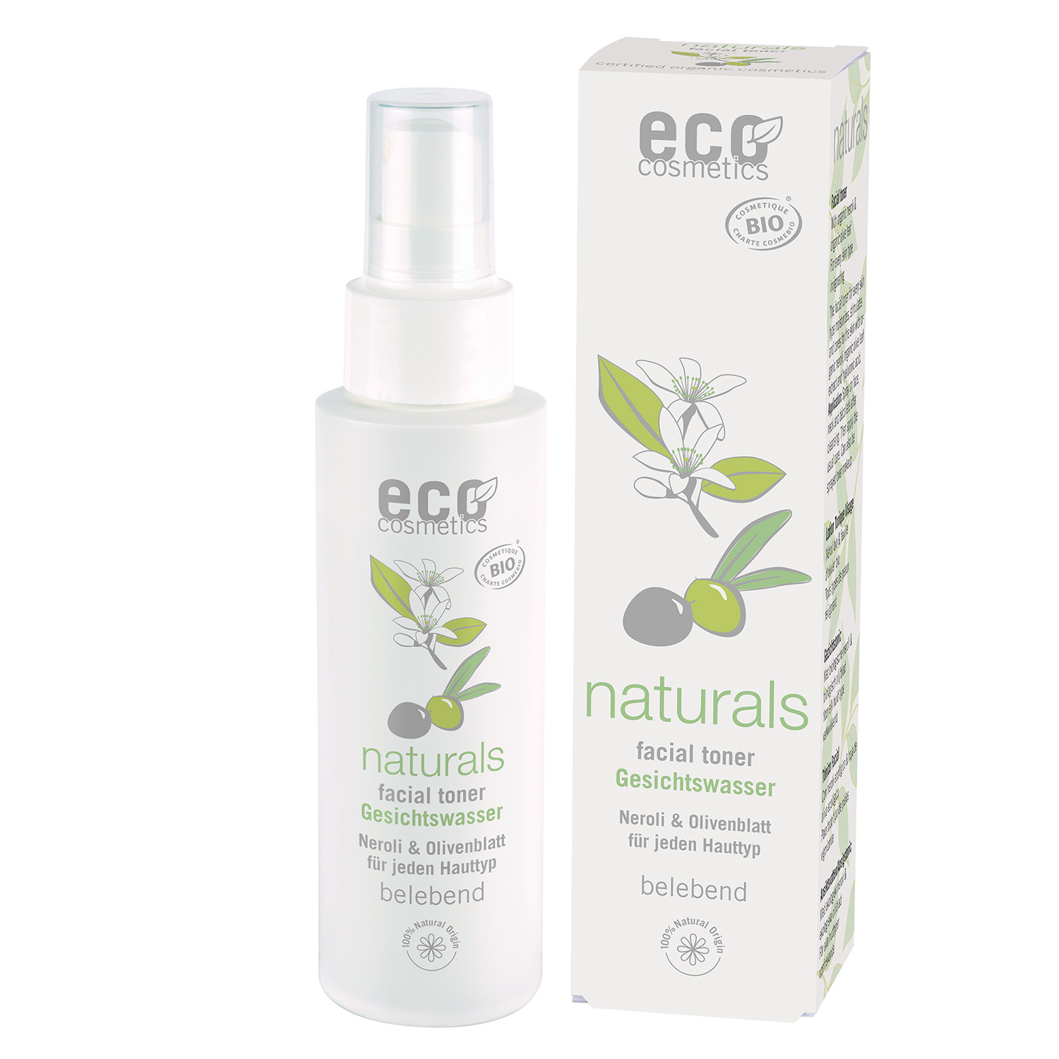 Facial toner Neroli & olivblad  100ml x4, EKO