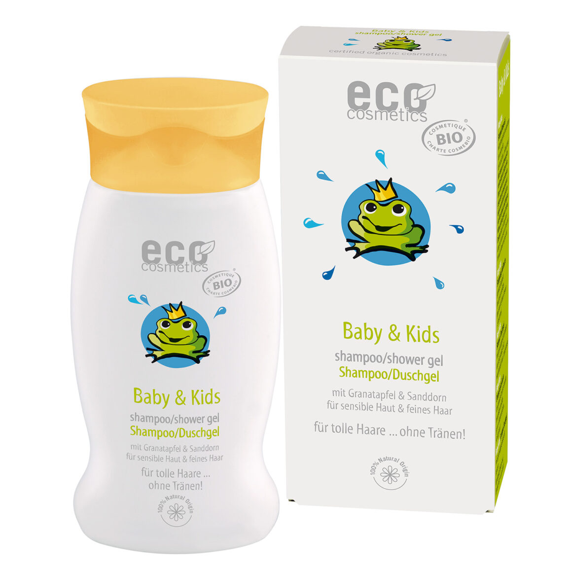 Baby shampoo/dusch Granatäpple havtorn 200ml x4, EKO