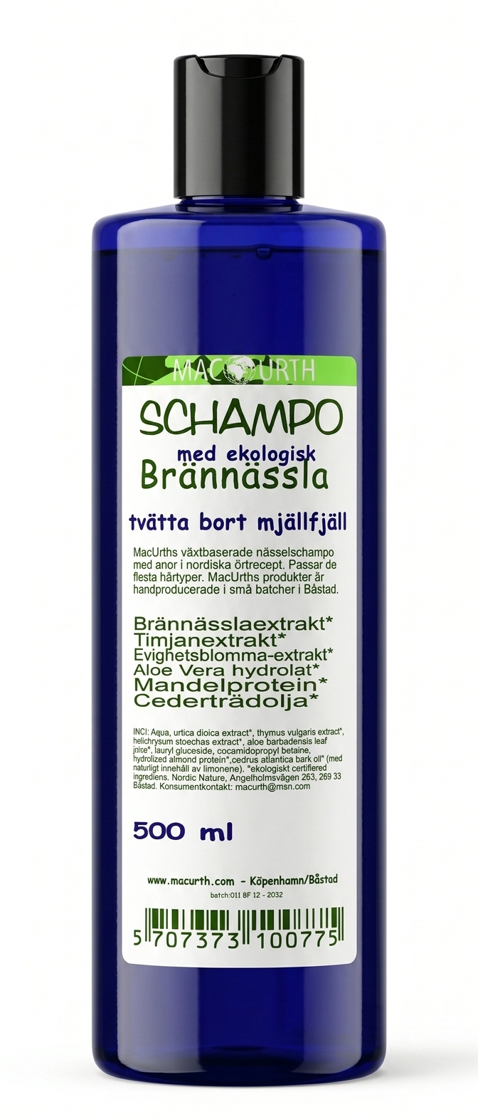 Schampo brännässla 500 ml x6