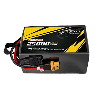 Tattu Semi-solid 330Wh/kg 25000mAh 10C 44.4V 12S1P Lipo Battery Pack, AS150U-F