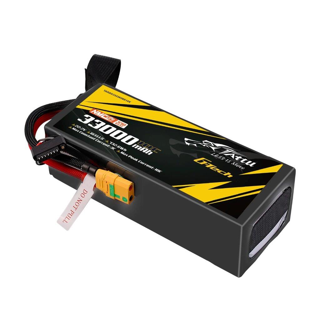 Tattu Semi-solid 330Wh/kg 33000mAh 10C 22.2V 6S1P G-Tech Lipo Batt Pack, XT90-S - 3