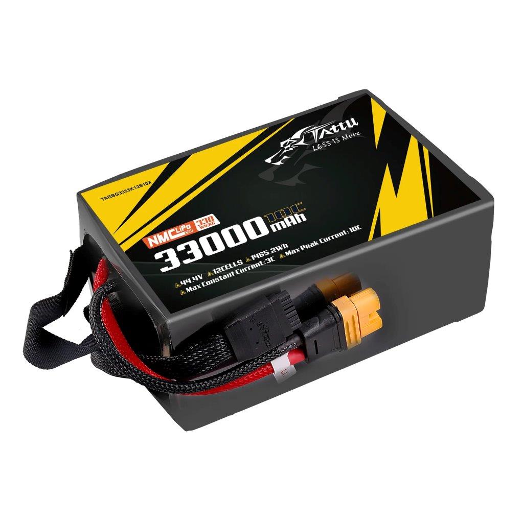 Tattu Semi-solid 330Wh/kg 33000mAh 10C 44.4V 12S1P Lipo Battery Pack, AS150U-F - 2