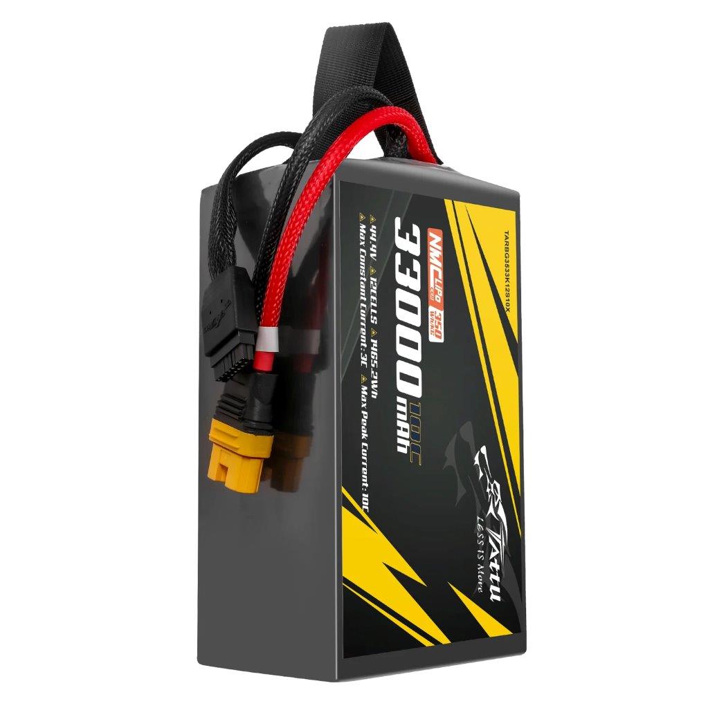 Tattu Semi-solid 350Wh/kg 33000mAh 10C 44.4V 12S1P Lipo Battery Pack w/ AS150U-F - 4