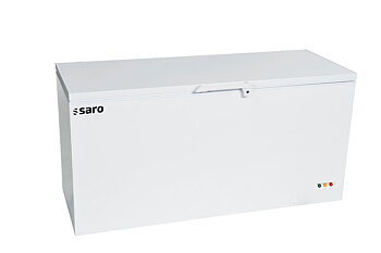 Glass freezer, lockable 492L