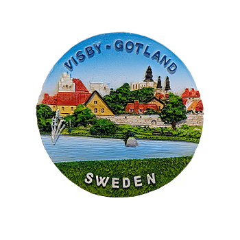 Magnet Poly Visby Almedalen 12st/frp