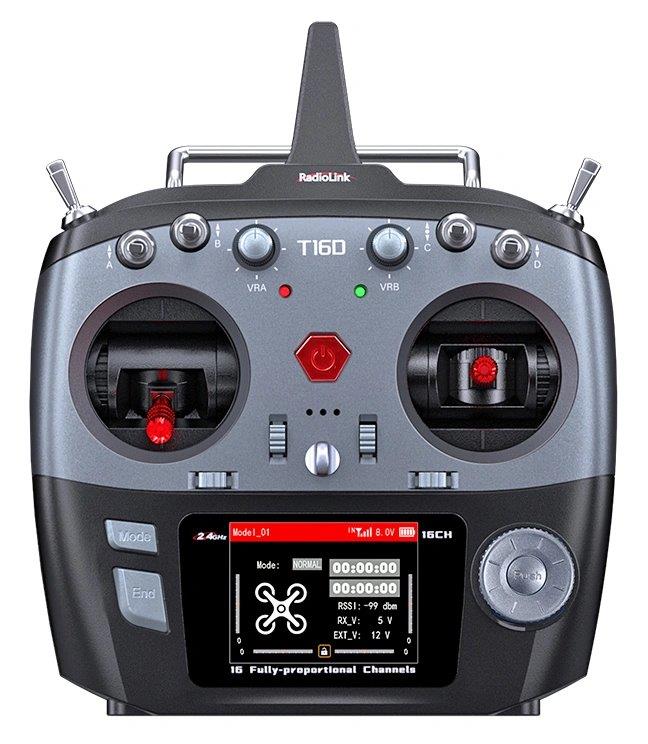 RadioLink T16D Mode-2 RC Sändare med 2x R16F Mottagare