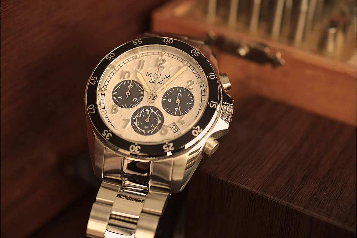 Dalton Birdie White Chronograph 41mm - 2