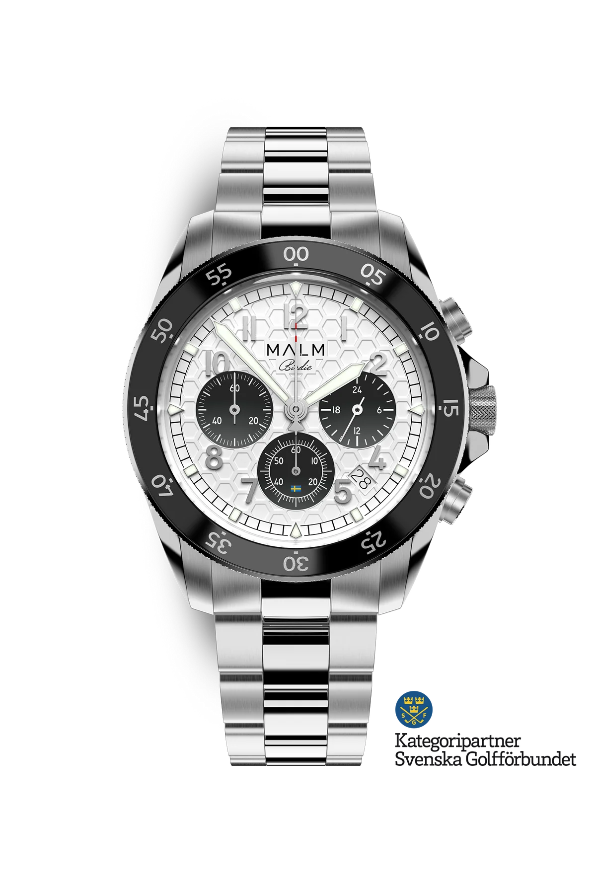 Dalton Birdie White Chronograph 41mm