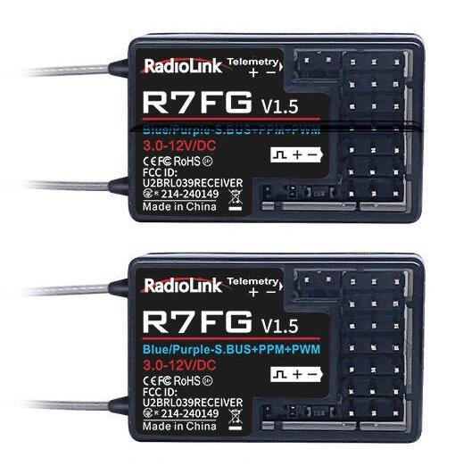 RadioLink RC6GS V3 RC Sändare med 2x R7FG Mottagare - 2