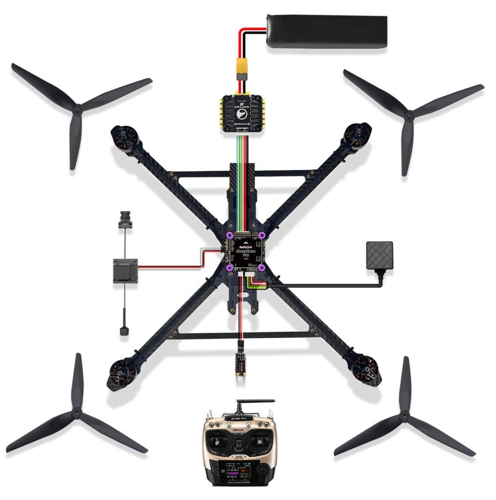 RadioLink CrossRace Pro Flight Controller - 9