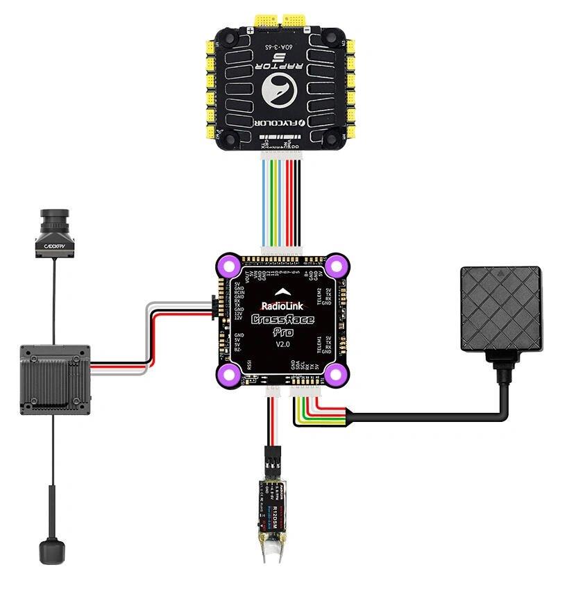 RadioLink CrossRace Pro Flight Controller - 8