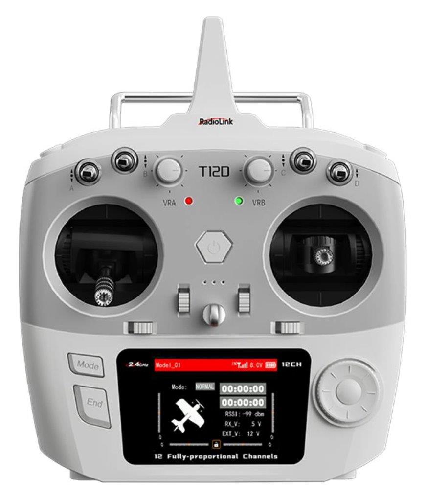 RadioLink T12D Mode-1 RC Sändare med 2x R12F Mottagare