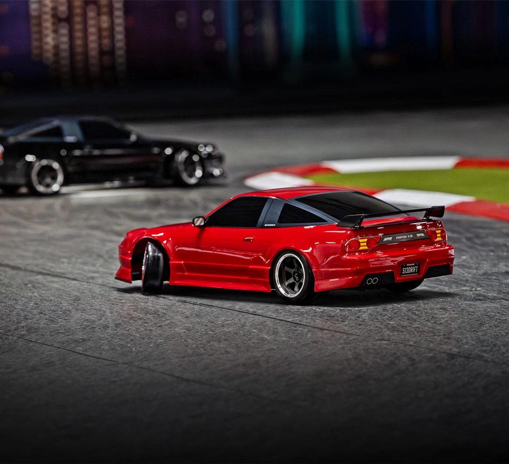 Traxxas 4-TEC Drift 2WD Nissan 240SX XL-5 TQi Röd - 6