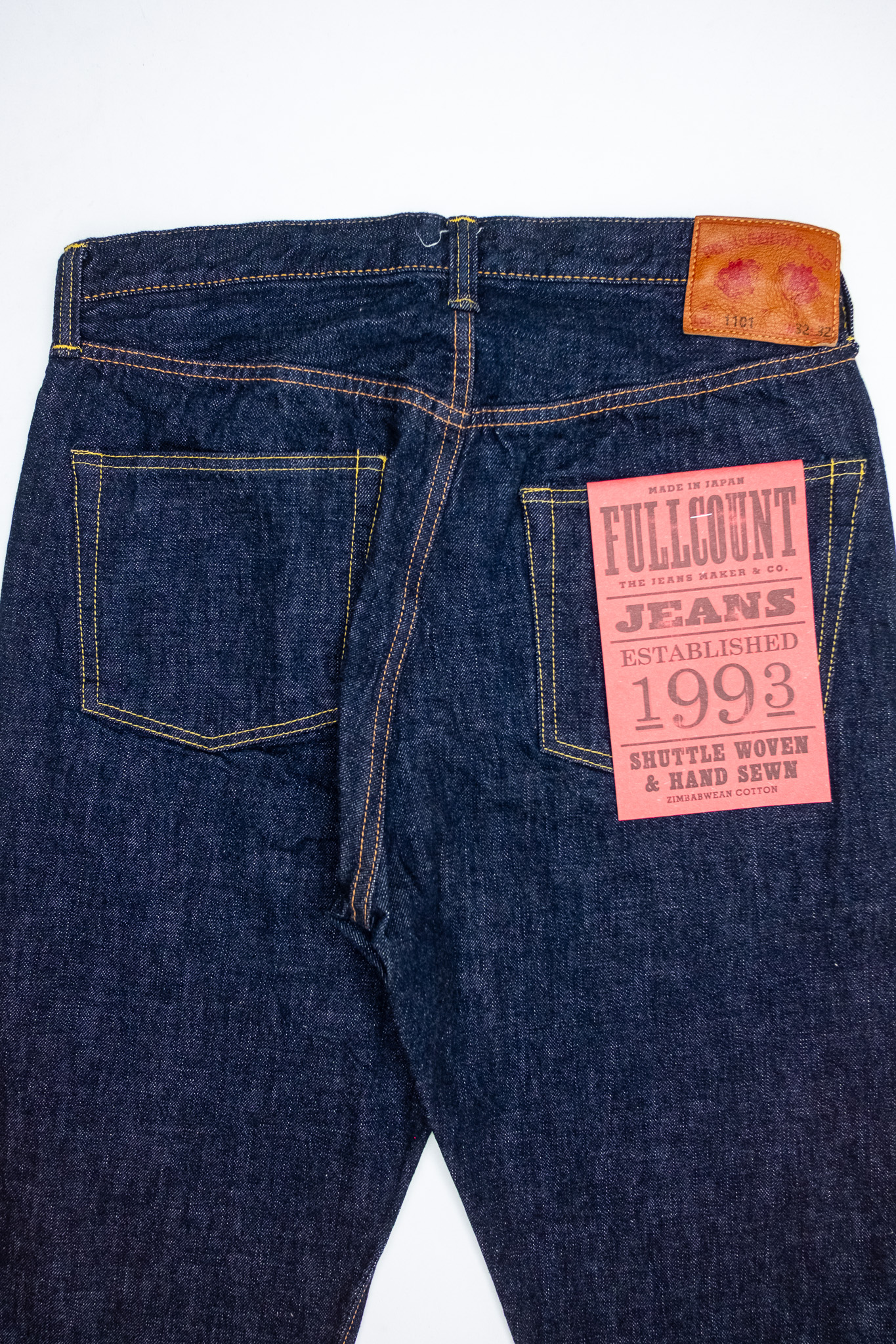 Fullcount - 1101W Straight Denim Indigo 13.7oz - 8