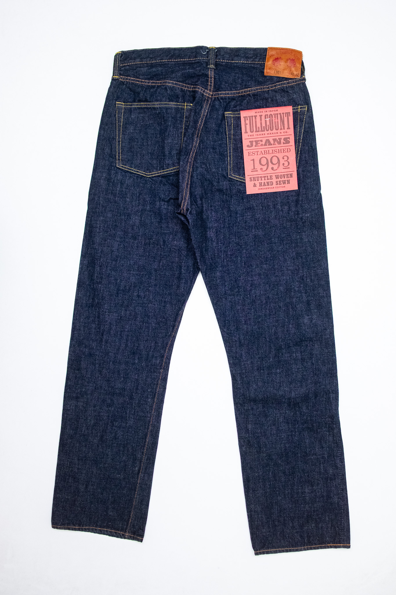 Fullcount - 1101W Straight Denim Indigo 13.7oz - 3