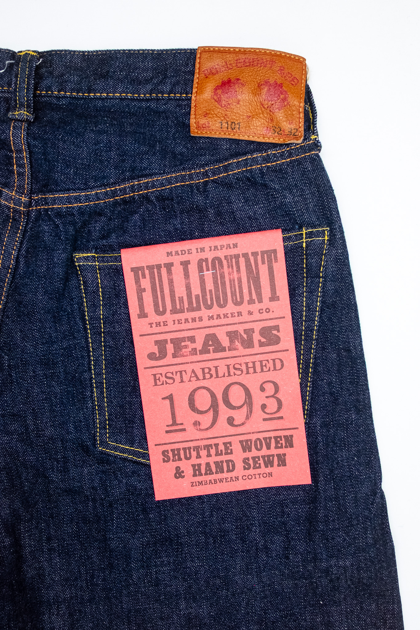 Fullcount - 1101W Straight Denim Indigo 13.7oz - 9