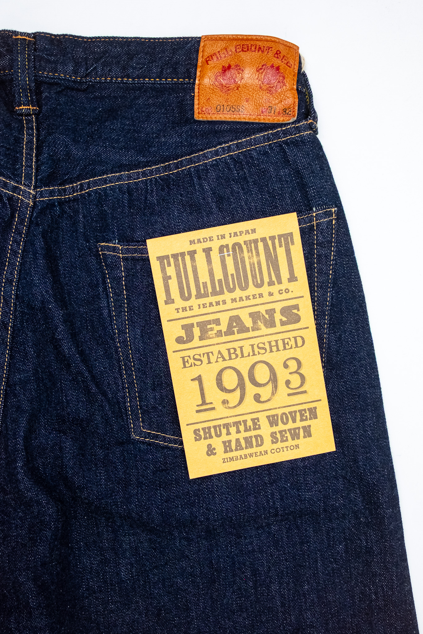 Fullcount - 0105SSW Wide Denim Super Smooth 11.5oz - 8