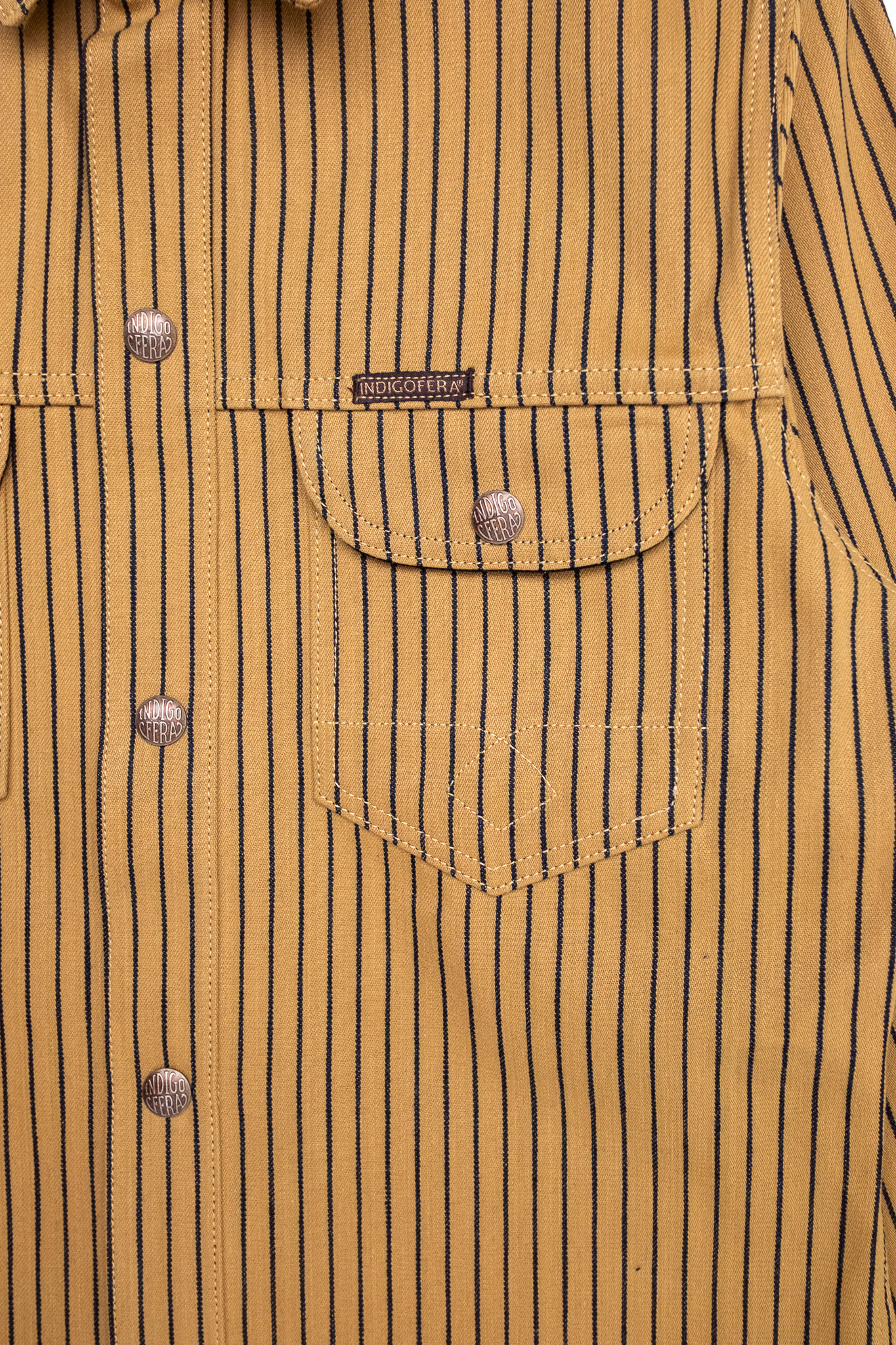Indigofera - Copeland Root Stripe Beige/Indigo - 4