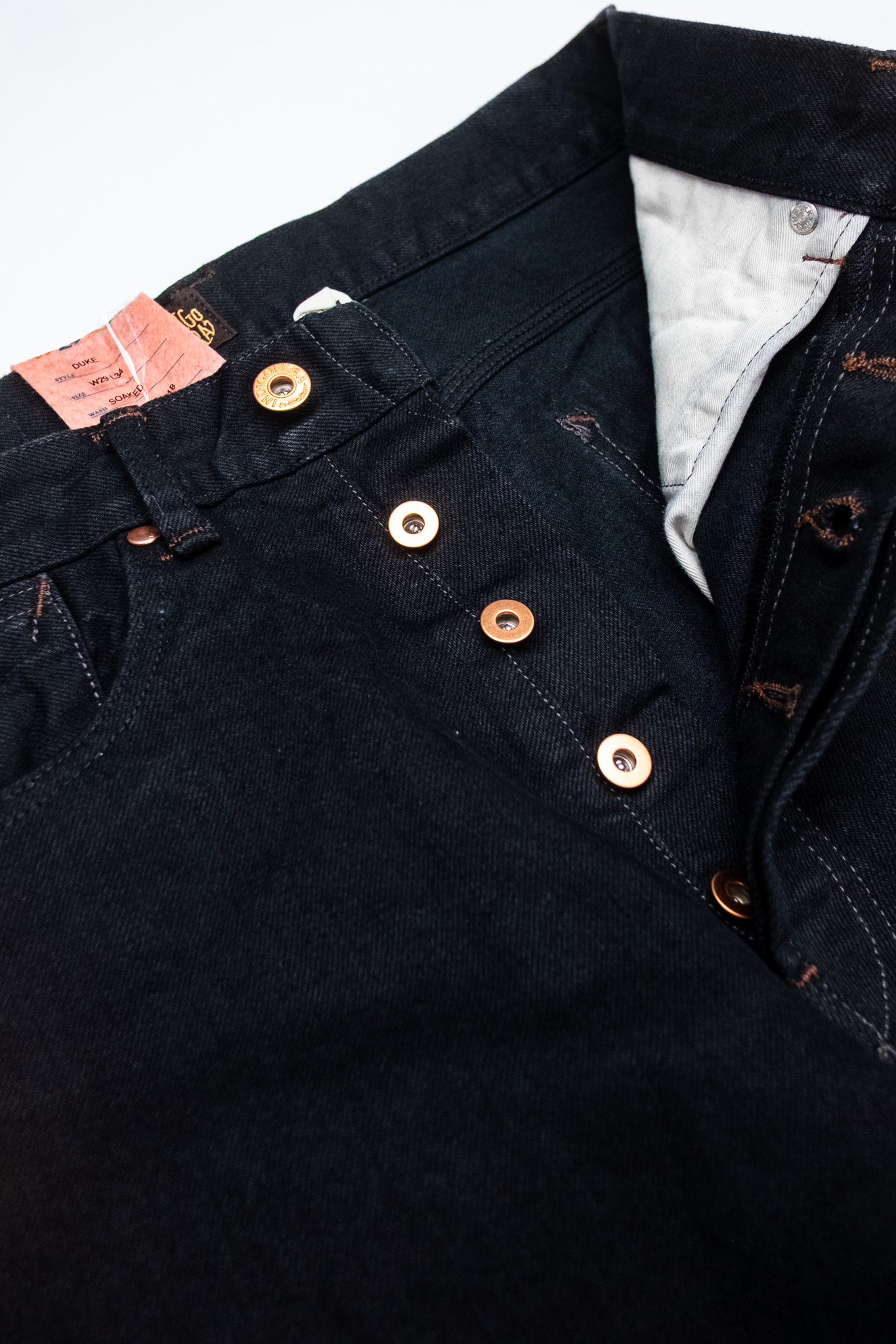 Indigofera - Duke Gunpowder Denim Soaked 14.5oz - 6