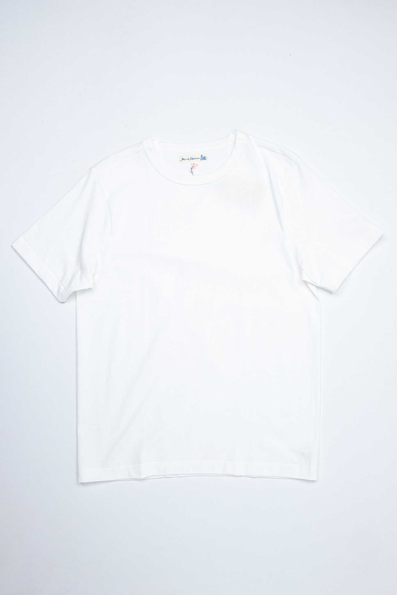 Merz B. Schwanen - 214 Loopwheeled T-Shirt 7.2oz White - 2