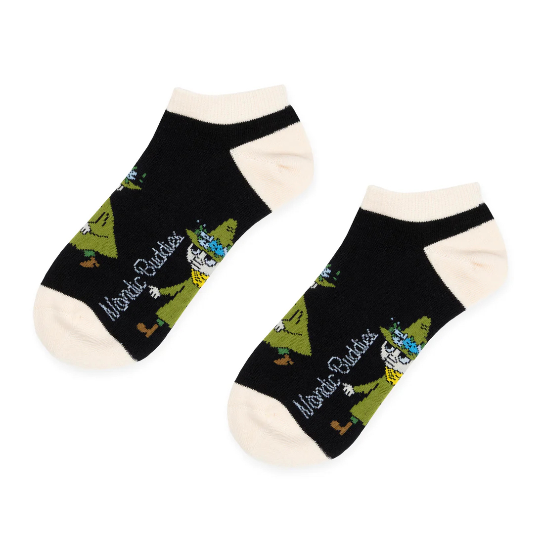 Mumin Dam Ankelstrumpor - Snusmumriken Svart/Beige
