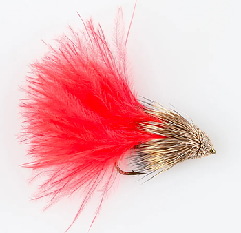 Danofly - Red Marabou Muddler #8