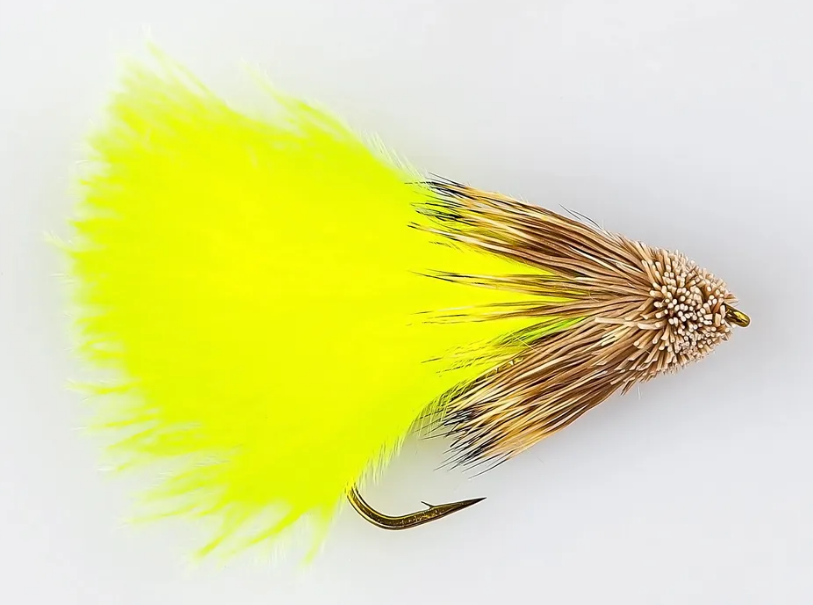 Danofly - Yellow Marabou Muddler #8