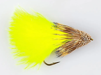 Danofly - Yellow Marabou Muddler #8