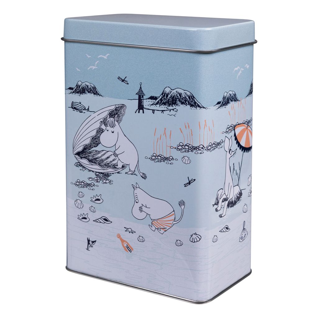 Moomin Coffee Can - Beach Trip Blue - 2