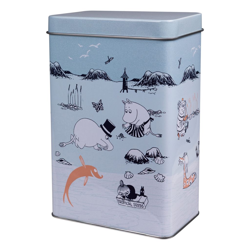 Moomin Coffee Can - Beach Trip Blue - 4