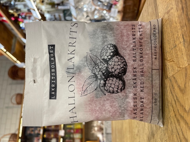 Lakritsbolaget - Hallon/Lakrits 150g