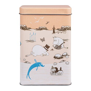 Moomin Coffee Can - Beach Trip Orange