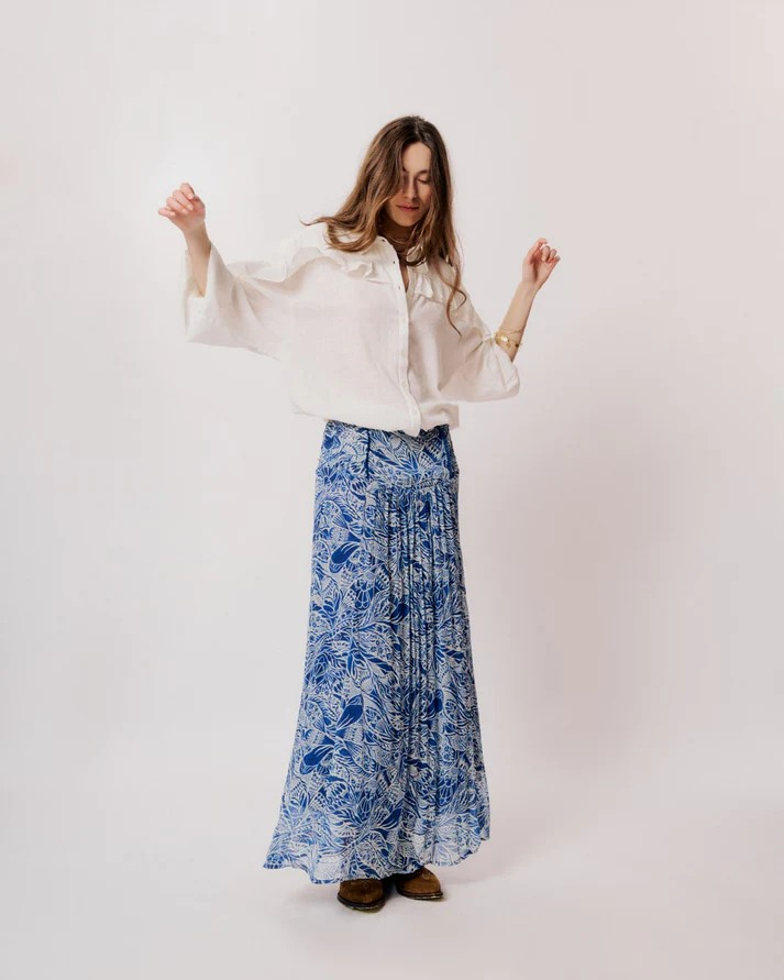 Tina Skirt - Evening Blue - Moliin