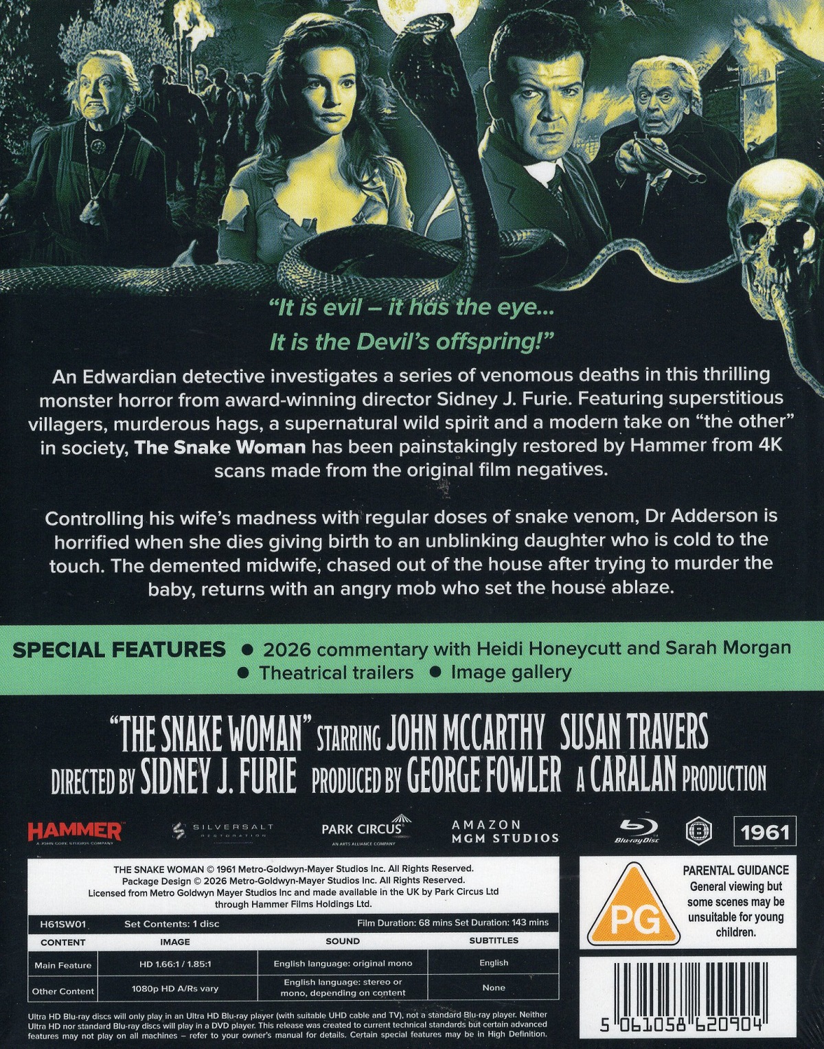 The Snake Woman (Limited Edition) (ej svensk text) (Blu-ray) - 2