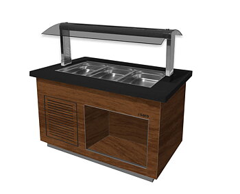 Salladsbar modell PREMIUM LINE 3xGN1/1