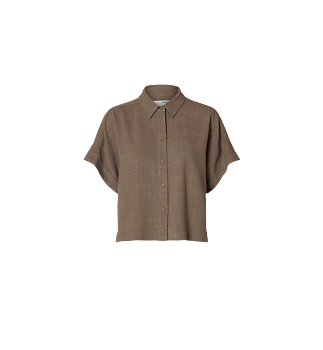 Selected Femme Viva Cropped Sun Shirt