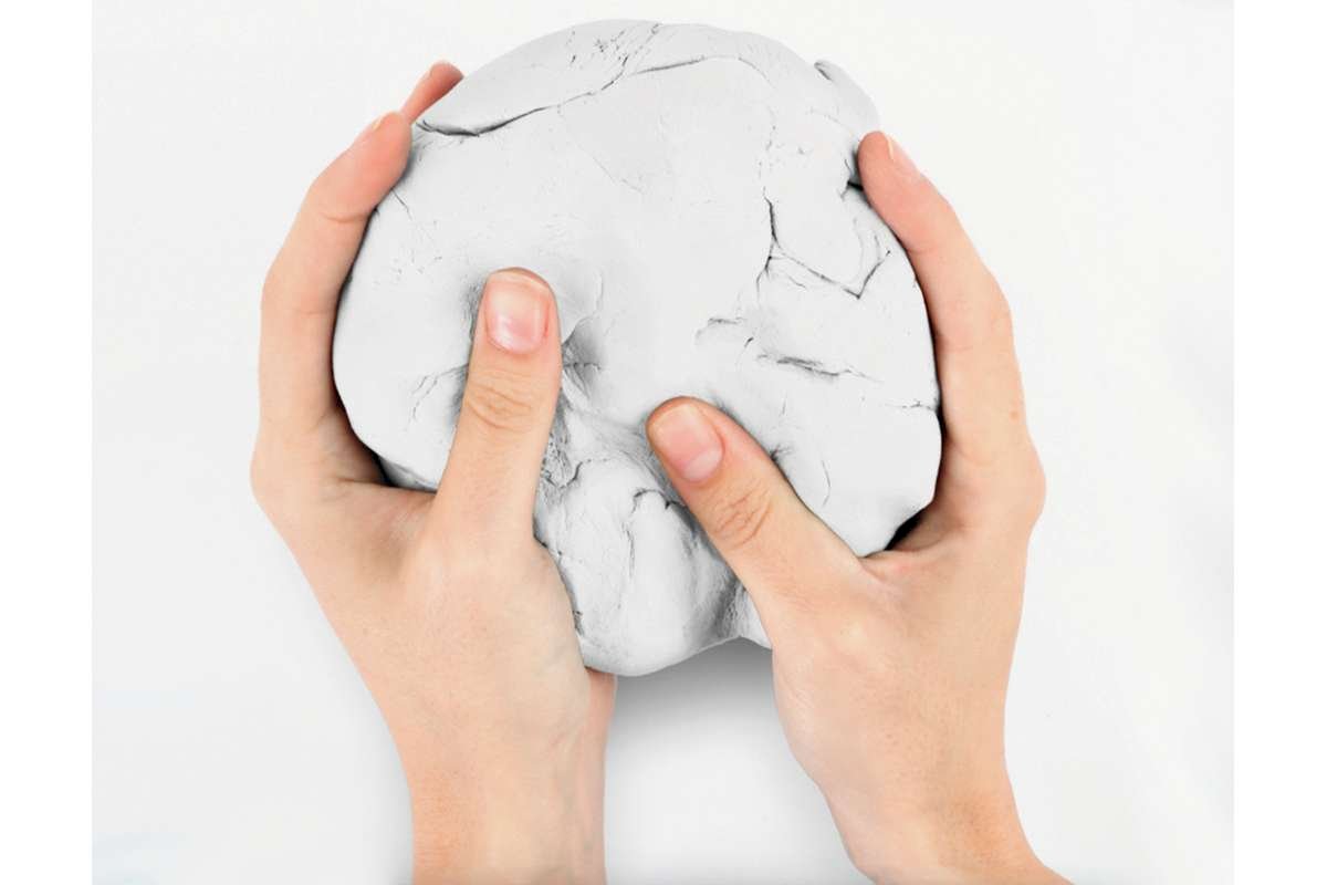 Cernit Darwi modeling clay Classic White 500g - 2