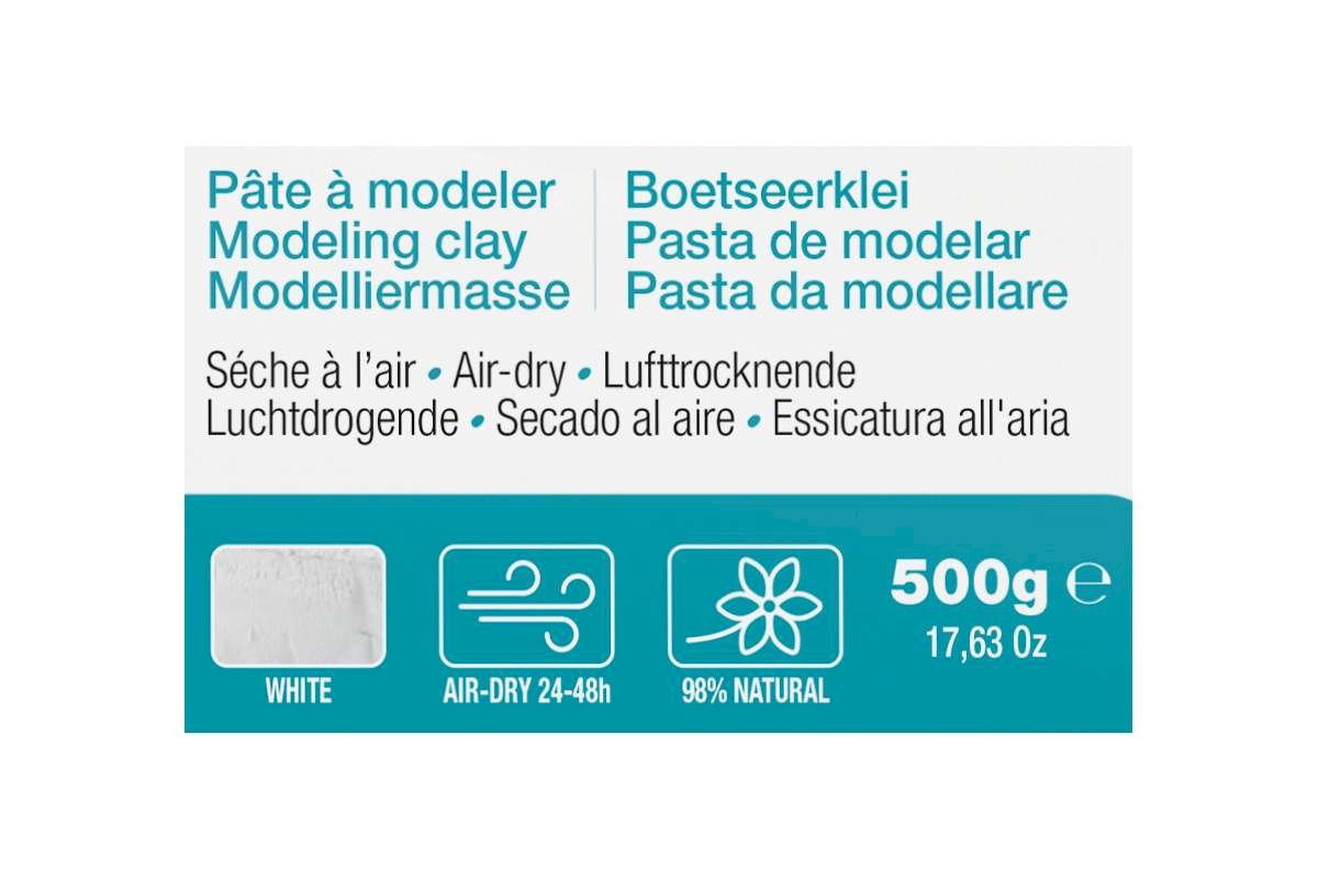Cernit Darwi modeling clay Classic White 500g - 3
