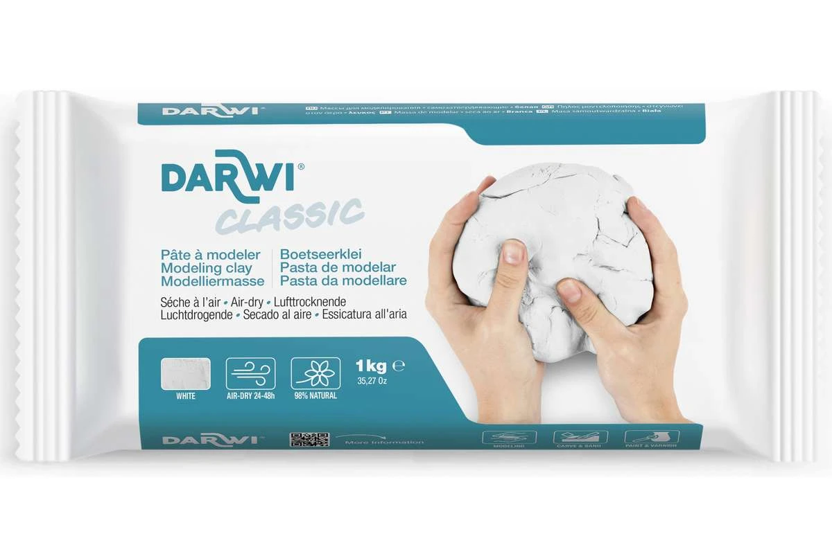 Cernit Darwi modellera Classic White 1kg