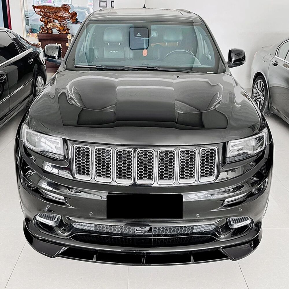 Chin Spoiler V1 Style – Blank Svart - 6