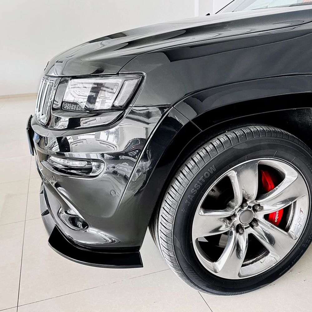 Chin Spoiler V1 Style – Blank Svart - 7