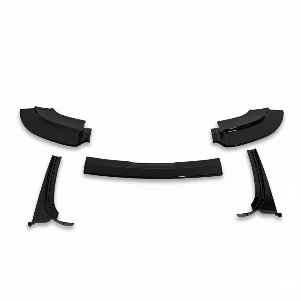 Chin Spoiler V2 Style – Blank Svart - 5