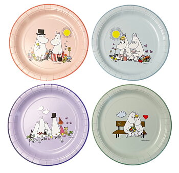 Papperstallrik Mumin 8-pack