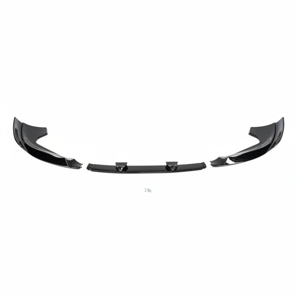 RACETRACK Frontläpp – Blank Svart  - 7