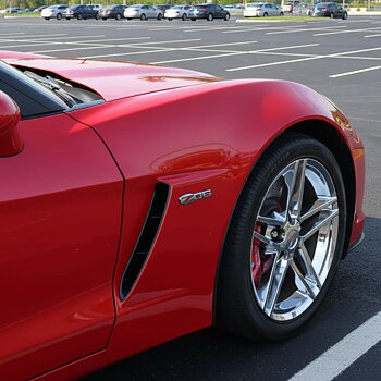 Framskärmsventiler – Set – Mattsvart (CHEVROLET CORVETTE C6 2005-2013 Grand Sport, Z06)