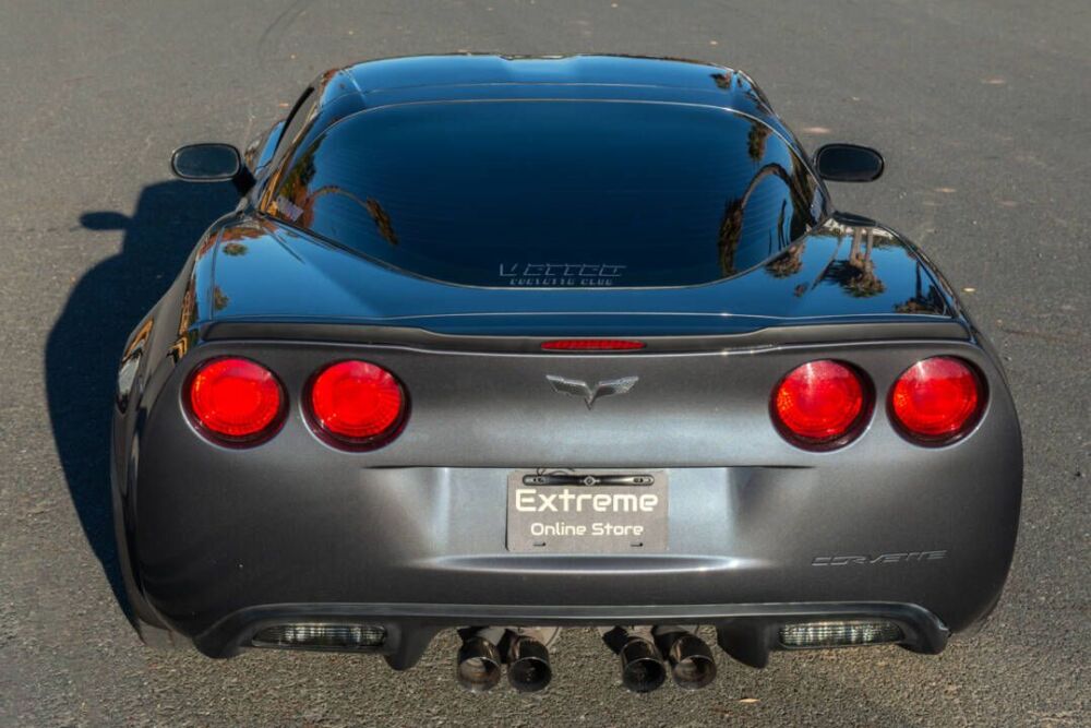 EOS ZR1-inspirerad bakspoiler – mattsvart (CORVETTE C6 05–13) - 3