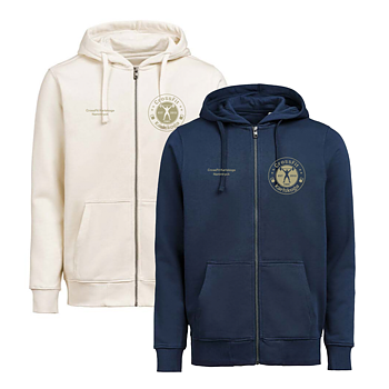 Hoodie med zip 