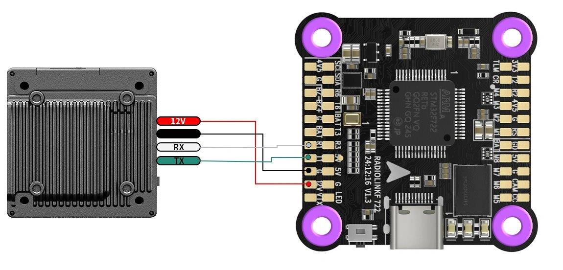 RadioLink F722 Flight Controller Racing Master - 6