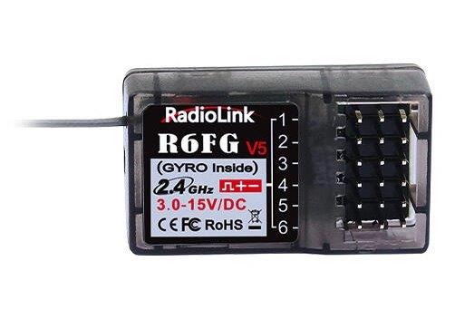 RadioLink Mottagare R6FG 6-kanaler med Gyro