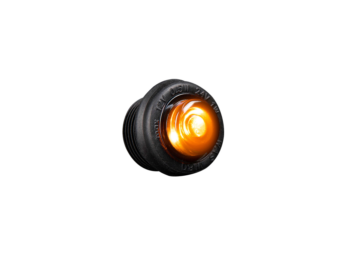Freedom Black Raven Positionsljus Ø29mm - Orange  